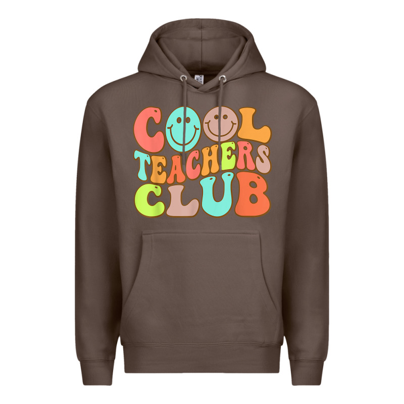 Cool Teachers Club Funny Smile Teachers Club Squad T Shirt Premium Hoodie by DesignPulse | Teevron