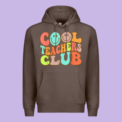 Cool Teachers Club Funny Smile Teachers Club Squad T Shirt Premium Hoodie Designed By Designpulse