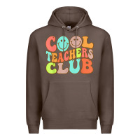 Coffee cool teachers club funny smile teachers club squad t shirt Premium Hoodie - DesignPulse