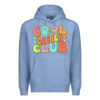 Colony Blue cool teachers club funny smile teachers club squad t shirt Premium Hoodie - DesignPulse
