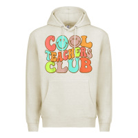 Oatmeal Heather cool teachers club funny smile teachers club squad t shirt Premium Hoodie - DesignPulse