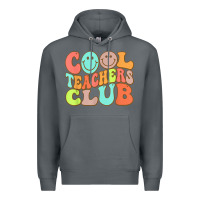Rock cool teachers club funny smile teachers club squad t shirt Premium Hoodie - DesignPulse