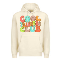 Sandshell cool teachers club funny smile teachers club squad t shirt Premium Hoodie - DesignPulse