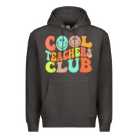 Smoke cool teachers club funny smile teachers club squad t shirt Premium Hoodie - DesignPulse