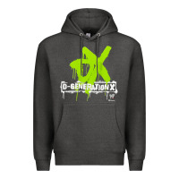Charcoal Heather D GENERATION X, D GENERATION X vinatge, D GENERATION X art, D GENERATI Premium Hoodie - DesignPulse
