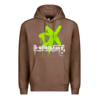 Chestnut D GENERATION X, D GENERATION X vinatge, D GENERATION X art, D GENERATI Premium Hoodie - DesignPulse