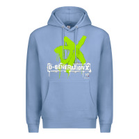 Colony Blue D GENERATION X, D GENERATION X vinatge, D GENERATION X art, D GENERATI Premium Hoodie - DesignPulse
