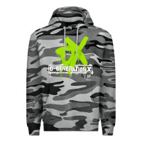 Slate Camo D GENERATION X, D GENERATION X vinatge, D GENERATION X art, D GENERATI Premium Hoodie - DesignPulse