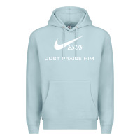 Blue Mist jesus just praise him Premium Hoodie - DesignPulse