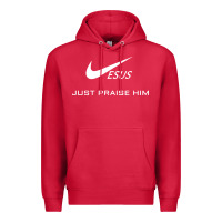 Cardinal jesus just praise him Premium Hoodie - DesignPulse