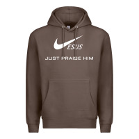 Coffee jesus just praise him Premium Hoodie - DesignPulse