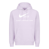Lilac jesus just praise him Premium Hoodie - DesignPulse