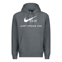 Rock jesus just praise him Premium Hoodie - DesignPulse