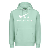 Seafoam jesus just praise him Premium Hoodie - DesignPulse