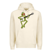 Tofu Kermit playing the banjo Classic Premium Hoodie - DesignPulse