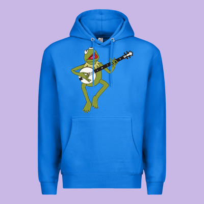 Kermit Playing The Banjo Classic Premium Hoodie Designed By Designpulse