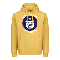 Antique Gold us army alaska polar bear patch t shirt Premium Hoodie - DesignPulse