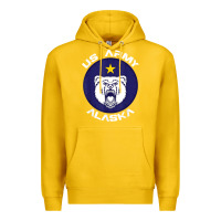 Lemon us army alaska polar bear patch t shirt Premium Hoodie - DesignPulse