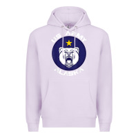 Lilac us army alaska polar bear patch t shirt Premium Hoodie - DesignPulse