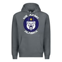 Rock us army alaska polar bear patch t shirt Premium Hoodie - DesignPulse