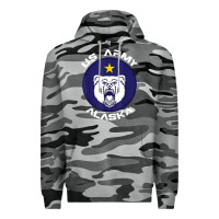 Slate Camo us army alaska polar bear patch t shirt Premium Hoodie - DesignPulse