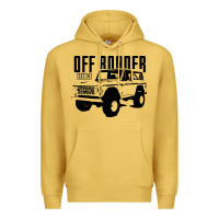 Antique Gold off roader bronco Premium Hoodie - DesignPulse