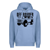 Colony Blue off roader bronco Premium Hoodie - DesignPulse