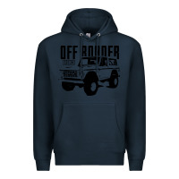 Navy off roader bronco Premium Hoodie - DesignPulse