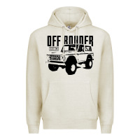 Oatmeal Heather off roader bronco Premium Hoodie - DesignPulse