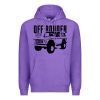 Purple off roader bronco Premium Hoodie - DesignPulse