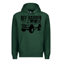 Sports Green off roader bronco Premium Hoodie - DesignPulse