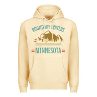 Pina Colada retro boundary waters canoe minnesota Premium Hoodie - DesignPulse