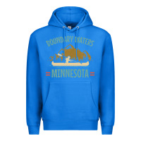 True Royal retro boundary waters canoe minnesota Premium Hoodie - DesignPulse