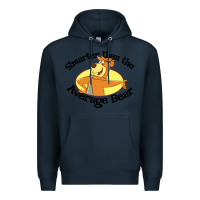 Navy yogi bear average bear Premium Hoodie - DesignPulse