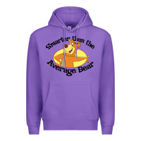 Purple yogi bear average bear Premium Hoodie - DesignPulse