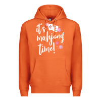 Carrot womens mahjong gift for her mahjong player v neck t shirt Premium Hoodie - DesignPulse