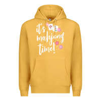 Mustard womens mahjong gift for her mahjong player v neck t shirt Premium Hoodie - DesignPulse