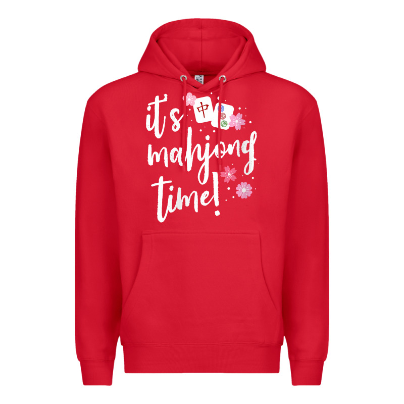 Womens Mahjong Gift For Her Mahjong Player V Neck T Shirt Premium Hoodie by DesignPulse | Teevron