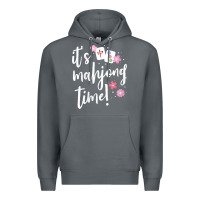 Rock womens mahjong gift for her mahjong player v neck t shirt Premium Hoodie - DesignPulse