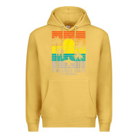 Antique Gold windansea beach california ca surfer surfing surf palm tree Premium Hoodie - DesignPulse