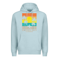 Blue Mist windansea beach california ca surfer surfing surf palm tree Premium Hoodie - DesignPulse