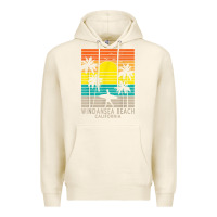 Tofu windansea beach california ca surfer surfing surf palm tree Premium Hoodie - DesignPulse