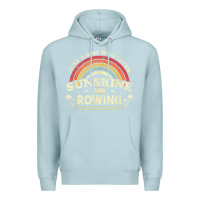 Blue Mist Rowing  . Just A Girl Who Loves Sunshine And Rowing Premium Hoodie - DesignPulse