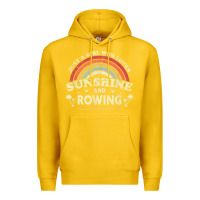 Lemon Rowing  . Just A Girl Who Loves Sunshine And Rowing Premium Hoodie - DesignPulse