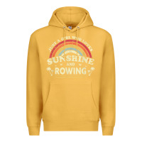 Mustard Rowing  . Just A Girl Who Loves Sunshine And Rowing Premium Hoodie - DesignPulse