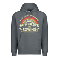 Rock Rowing  . Just A Girl Who Loves Sunshine And Rowing Premium Hoodie - DesignPulse