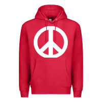 Cardinal Peace Sign Premium Hoodie - DesignPulse