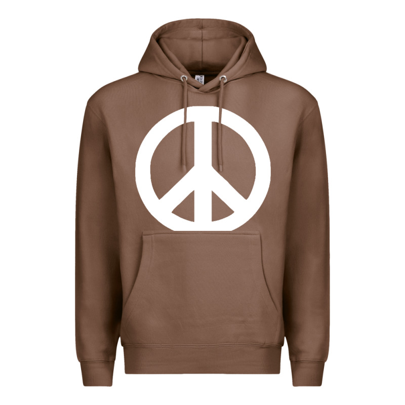 Peace Sign Premium Hoodie by DesignPulse | Teevron