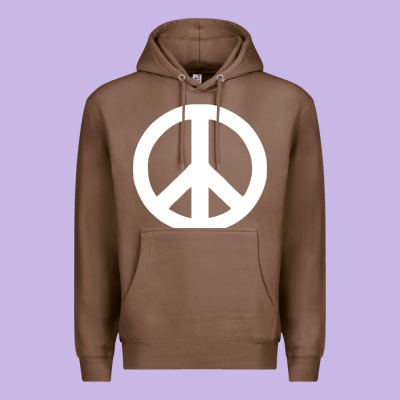 Peace Sign Premium Hoodie Designed By Designpulse