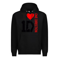 Black one direction Premium Hoodie - DesignPulse